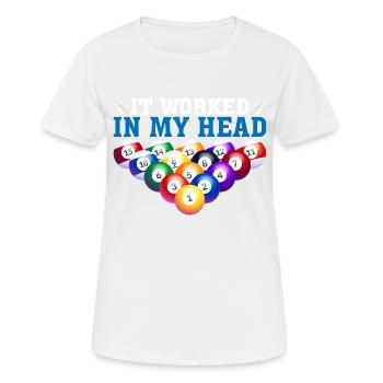 It Worked In My Head 3 - Women's Breathable T-Shirt - white - Front - AI Model Female 172 dark (172cm)