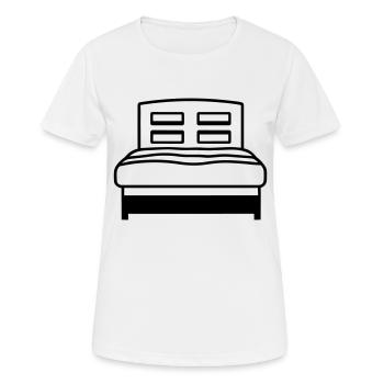 Lit - T-shirt respirant Femme - blanc - Devant - AI Model Female 172 dark (172cm)