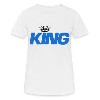 Roi - T-shirt respirant Femme - blanc - Devant - AI Model Female 172 dark (172cm)