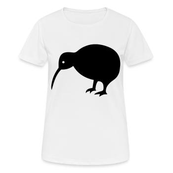 Le Kiwi - T-shirt respirant Femme - blanc - Devant - AI Model Female 172 dark (172cm)