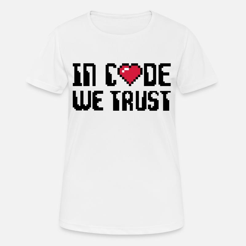 Geek - Women's Breathable T-Shirt - white