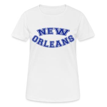 Design New Orleans tee shirts - T-shirt respirant Femme - blanc - Devant - AI Model Female 172 dark (172cm)