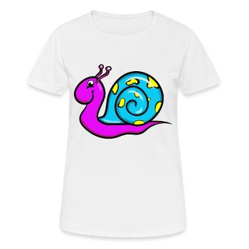 slug - Women's Breathable T-Shirt - white - Front - AI Model Female 172 dark (172cm)