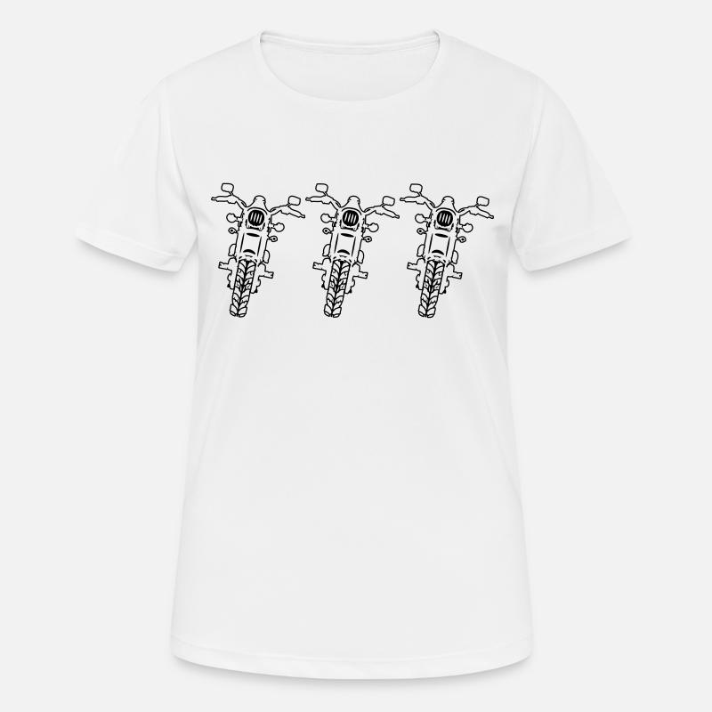 terrain motorcycles - Women's Breathable T-Shirt - white