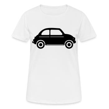 italienisches Auto - Frauen T-Shirt atmungsaktiv - Weiß - Vorne - AI Model Female 172 dark (172cm)