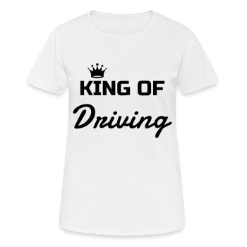 Fahrer Fahren Sport Auto Spieler - Frauen T-Shirt atmungsaktiv - Weiß - Vorne - AI Model Female 172 dark (172cm)