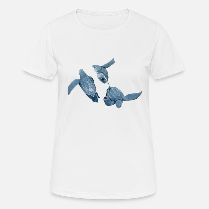 leatherback turtle 2 - Women's Breathable T-Shirt - white
