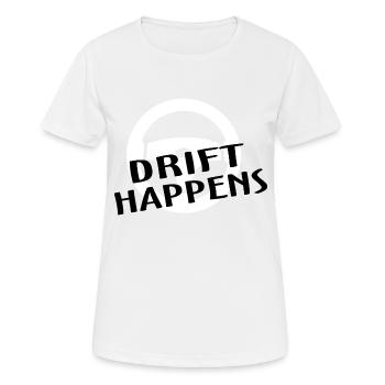 Voiture voiture - T-shirt respirant Femme - blanc - Devant - AI Model Female 172 dark (172cm)