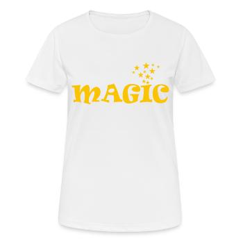 MAGIC - Women's Breathable T-Shirt - white - Front - AI Model Female 172 dark (172cm)
