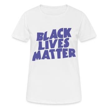 Black Lives Matter - Women's Breathable T-Shirt - white - Front - AI Model Female 172 dark (172cm)