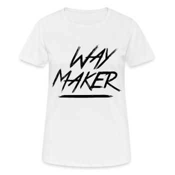 Proverbes chrétiens - T-shirt respirant Femme - blanc - Devant - AI Model Female 172 dark (172cm)