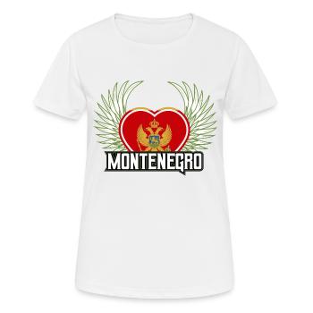Montenegro - Women's Breathable T-Shirt - white - Front - AI Model Female 172 dark (172cm)