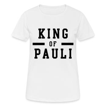 Roi de St Pauli - T-shirt respirant Femme - blanc - Devant - AI Model Female 172 dark (172cm)