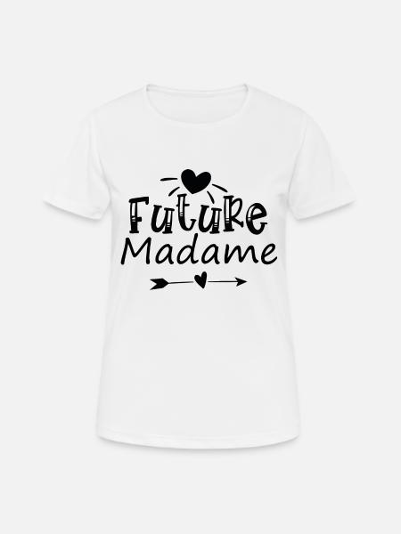 Future madame. Evjf. - T-shirt respirant Femme - blanc
