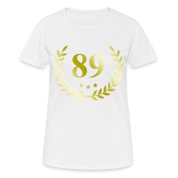 89 Couronne numérique - T-shirt respirant Femme - blanc - Devant - AI Model Female 172 dark (172cm)