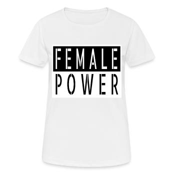tous les gens blackhistory cool black obama - T-shirt respirant Femme - blanc - Devant - AI Model Female 172 dark (172cm)