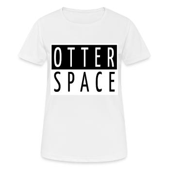 conspiration présent idée fun astrophysique présent - T-shirt respirant Femme - blanc - Devant - AI Model Female 172 dark (172cm)