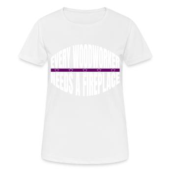 birthday present idea present present idea - Women's Breathable T-Shirt - white - Front - AI Model Female 172 dark (172cm)