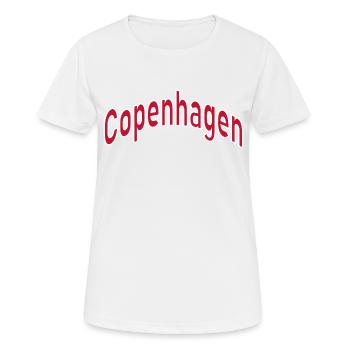 Copenhague - T-shirt respirant Femme - blanc - Devant - AI Model Female 172 dark (172cm)