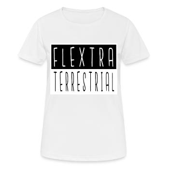 Zone enfant extraterrestre51 Toutes les idées cadeaux Échantillon anal - T-shirt respirant Femme - blanc - Devant - AI Model Female 172 dark (172cm)