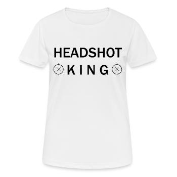 Jeu PC de jeu - T-shirt respirant Femme - blanc - Devant - AI Model Female 172 dark (172cm)