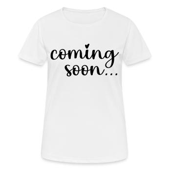 À venir - T-shirt respirant Femme - blanc - Devant - AI Model Female 172 dark (172cm)