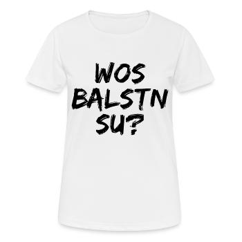 Erzgebirge Glotzen Starren lustig - Frauen T-Shirt atmungsaktiv - Weiß - Vorne - AI Model Female 172 dark (172cm)