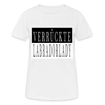 hundefreund terrier hundeliebhaber - Frauen T-Shirt atmungsaktiv - Weiß - Vorne - AI Model Female 172 dark (172cm)
