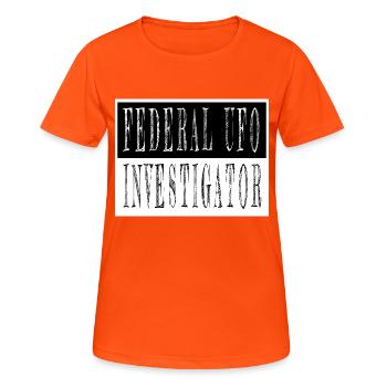 anal probe alien abduction all - Frauen T-Shirt atmungsaktiv - Neonorange - Vorne - AI Model Female 172 dark (172cm)