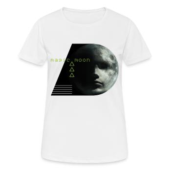 magic moon - Frauen T-Shirt atmungsaktiv - Weiß - Vorne - AI Model Female 172 dark (172cm)