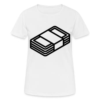 Argent - T-shirt respirant Femme - blanc - Devant - AI Model Female 172 dark (172cm)
