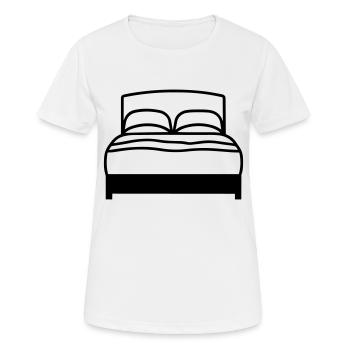 Lit - T-shirt respirant Femme - blanc - Devant - AI Model Female 172 dark (172cm)
