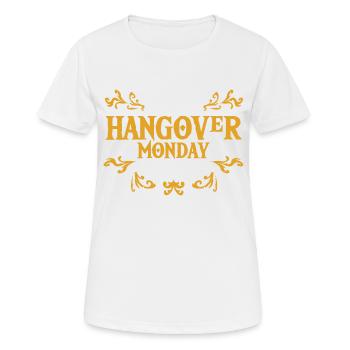 Hangover Monday 4 - Women's Breathable T-Shirt - white - Front - AI Model Female 172 dark (172cm)