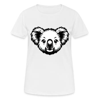 Koala. Süße Tierkinder - Frauen T-Shirt atmungsaktiv - Weiß - Vorne - AI Model Female 172 dark (172cm)