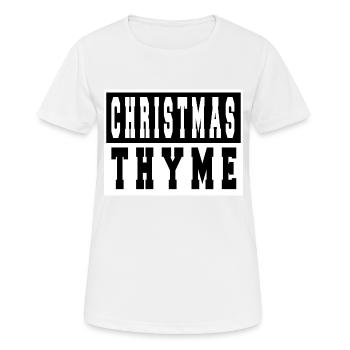 Christmas Vacation Sayings Beach Christmas Present - Women's Breathable T-Shirt - white - Front - AI Model Female 172 dark (172cm)