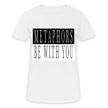 bookworm birthday present idea gift idea article - Women's Breathable T-Shirt - white - Front - AI Model Female 172 dark (172cm)