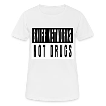 bday hacking computer hack the box statement fun - Women's Breathable T-Shirt - white - Front - AI Model Female 172 dark (172cm)
