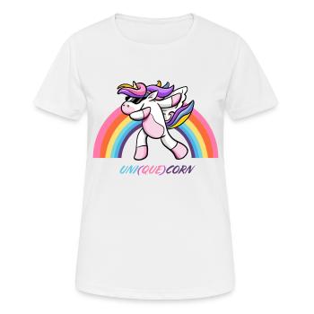 UNI QUE CORN - Women's Breathable T-Shirt - white - Front - AI Model Female 172 dark (172cm)