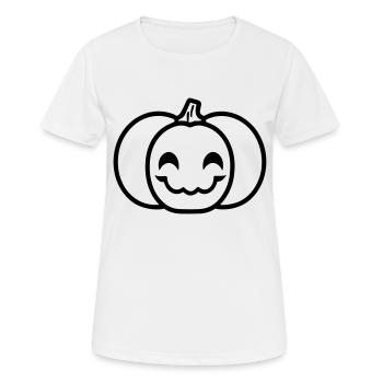 citrouille - T-shirt respirant Femme - blanc - Devant - AI Model Female 172 dark (172cm)