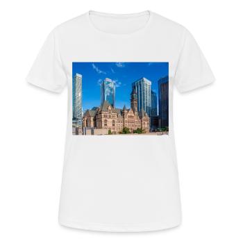 Altes Rathaus, Toronto, Kanada - Frauen T-Shirt atmungsaktiv - Weiß - Vorne - AI Model Female 172 dark (172cm)