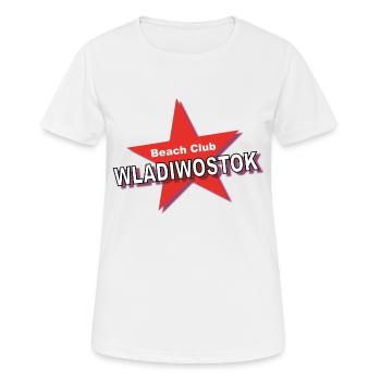 Beach Club, Russland, Udssr, Russisch, Russe, Star - Frauen T-Shirt atmungsaktiv - Weiß - Vorne - AI Model Female 172 dark (172cm)