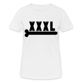 xxxl penis - T-shirt respirant Femme - blanc - Devant - AI Model Female 172 dark (172cm)