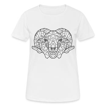 Aries - Women's Breathable T-Shirt - white - Front - AI Model Female 172 dark (172cm)