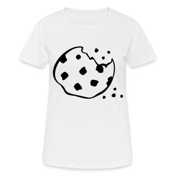 Cookie - T-shirt respirant Femme - blanc - Devant - AI Model Female 172 dark (172cm)