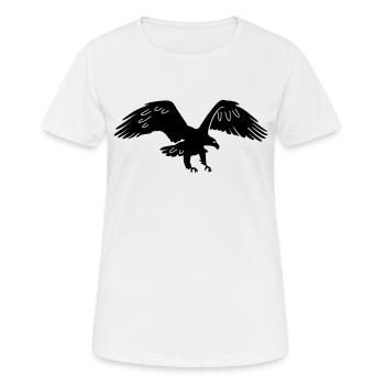 aigle - T-shirt respirant Femme - blanc - Devant - AI Model Female 172 dark (172cm)
