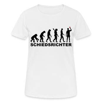 Schiedsrichter - Frauen T-Shirt atmungsaktiv - Weiß - Vorne - AI Model Female 172 dark (172cm)