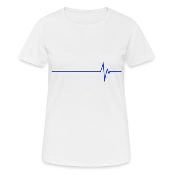 True Warriors blanc - T-shirt respirant Femme - blanc - Devant - AI Model Female 172 dark (172cm)