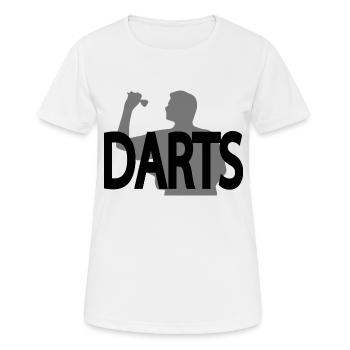 Darts Dart - Women's Breathable T-Shirt - white - Front - AI Model Female 172 dark (172cm)