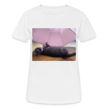 cat, kitten, kitty - Women's Breathable T-Shirt - white - Front - AI Model Female 172 dark (172cm)