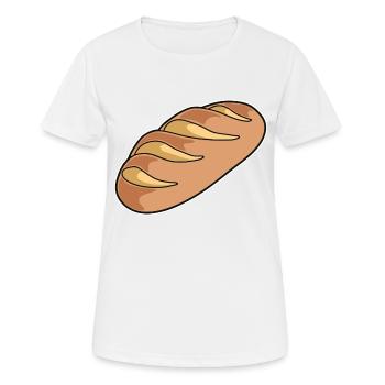 Bread - Women's Breathable T-Shirt - white - Front - AI Model Female 172 dark (172cm)